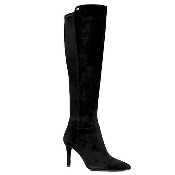New MICHAEL KORS
Dorothy Flex Stretch Suede Black Boot Size 5 - Picture 1 of 16